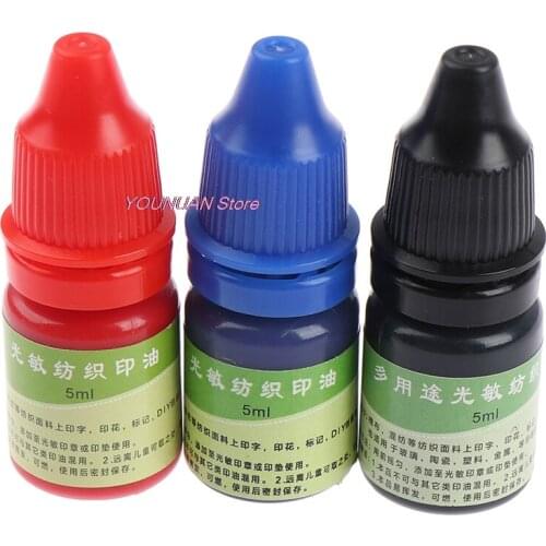 1Pcs 5Ml Kinderen Naam Stempel Afdrukken Op Kleding Wassen Niet Vervagen Inkt Textiel Kleding Waterdicht Studenten