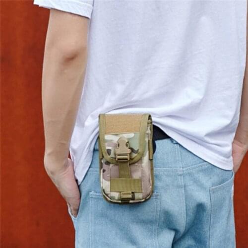 2020 New Mountaineering Bag Multi-Function Military Tactical Camouflage Pockets Mobile Phone Outdoor Running Bag