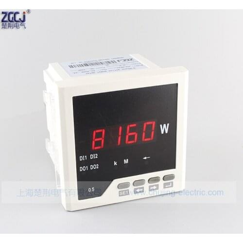 3 phase watt meter active power meter digital three phase power monitor digital w meter watt panel meter CJ-3P31 wattmeter