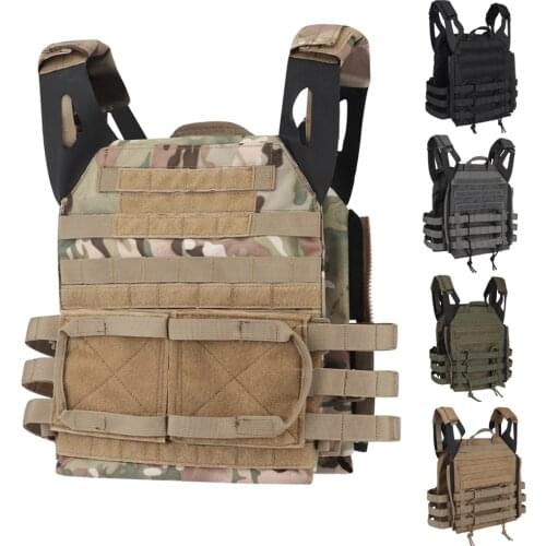 Airsoft Military Tactical Vest Molle Combat Assault Plate Carrier JPC Vest Army Gear CS Outdoor Clothing Hunting Vest
