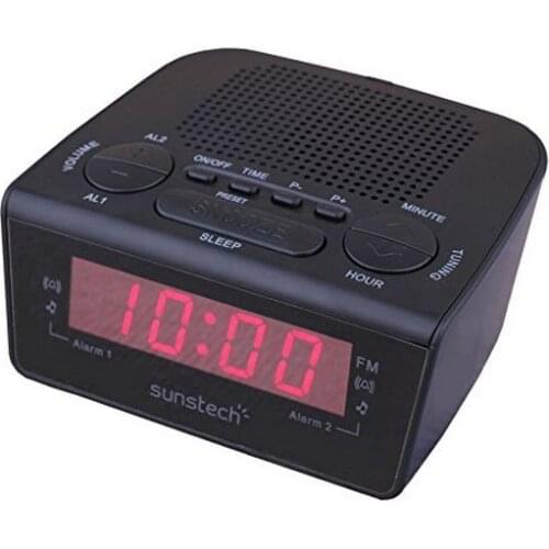 Clock-Radio Sunstech FRD18BK Black