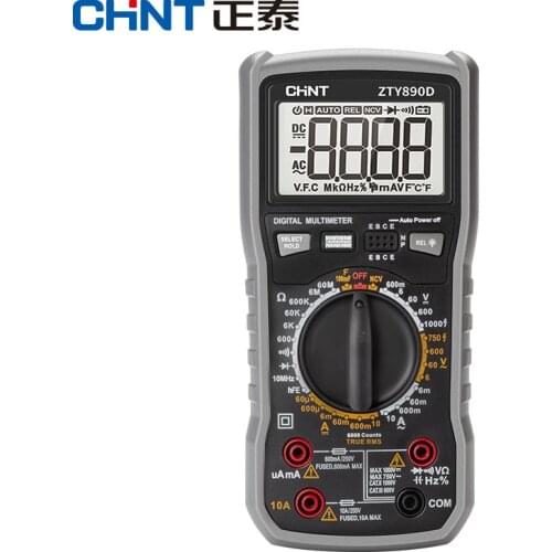 Digital Multimeter 6000 Counts Professional True RMS AC/DC Current Voltage Tester Auto Range Electrical tools