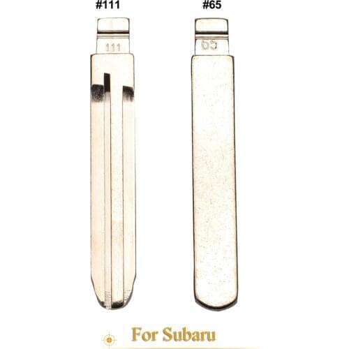 Kutery 10pcs Universal #65 #111 Blank Car Key Kd Mini/kd900 Remote Blade For Subaru Xv Legacy Forester Outback Impreza Tribeca