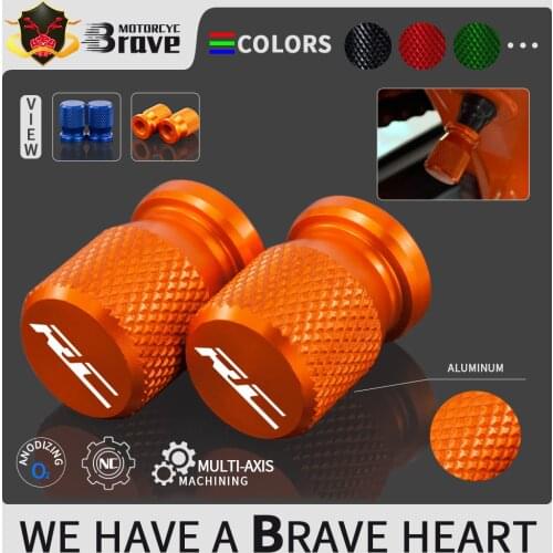 Front Rear Aluminum Wheel Tire Valve caps For KTM RC125 RC200 RC250 RC390 RC 125 200 250 390 2015 2016 2017 2018 2019 2020