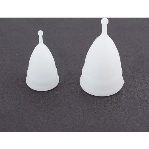 Menstrual Cup Medical Silicone Collector Menstrual Menstruation Period Leak Proof Cup Medical Grade Lady Menstrual Supplies