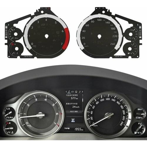 Guage Face for Toyota Landcruiser 5700 Middle East Version 260KM/H