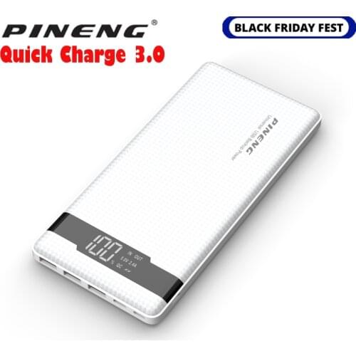 Power Bank PINENG PN 961 10000 20000 mah Dual USB Portable Power Bank Fast Charge Wireless Solar / Shipping from Moscow