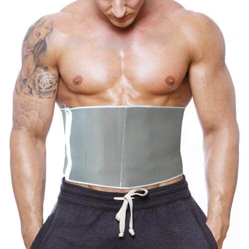 Adjustable Sauna Slimming Waist Trainer Belt Fitness Body Fat Cellulite Burner Shaper For Women Men 5 Zippers Wrap Weight Loss