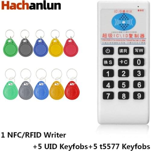 RFID Handheld Reader 125Khz-13.56MHZ Copier Duplicator Cloner RFID NFC ID/IC Card Reader & Writer Cards Reader Writer
