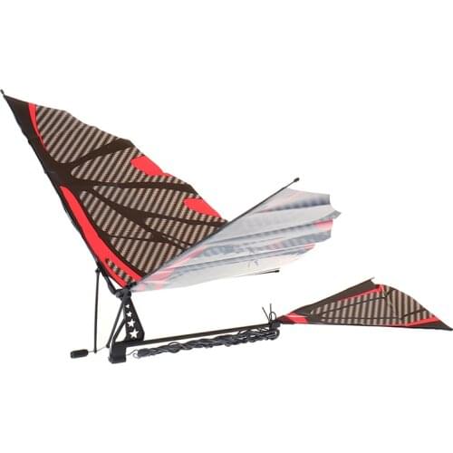 DIY 18Inches Eagle Carbon Fiber Imitate Birds Assembly Flapping Wing Flight Model Aircraft Plane Toy