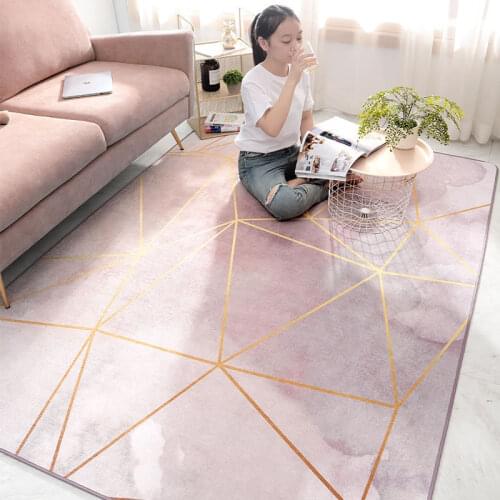 Living Room Bedroom Carpet Modern Trend Household Cashmere Coffee Table Sofa Cushion Decoration Products Exquisite Floor Mat