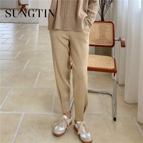 Sungtin Women's Knitted Trousers