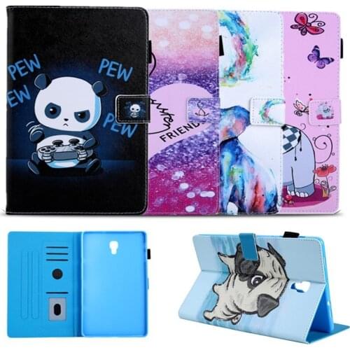 Tab A2 10.5inch tablet Folio Leather Stand Cute Cover for Samsung Galaxy Tab A 10.5 2018 Case Model SM-T590 SM-T595 Fundas Cases