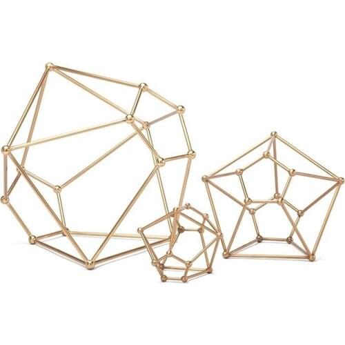 Creative Simple Irregular Geometry Ball Home Art Decoration Jewelry Display Set European Store Jewelry Window Display Props