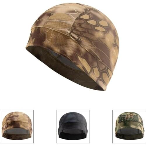 Outdoor Cycling Beanie For Men Windproof Sunscreen Cap Headcover Sports Python Pattern Summer Women Bicycle Motorcycle Liner