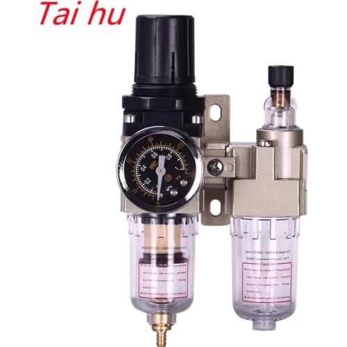 Air Pump Compressor Oil Filter Regulator Trap Pneumatic Water Separator Pressure Manual Drainage Supply AC2010-02 SMC Type
