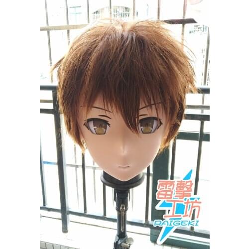 X-KM135)Quality Handmade Female/Girl Resin Japanese Cartoon Character Animego Cosplay Kigurumi Mask Crossdresser