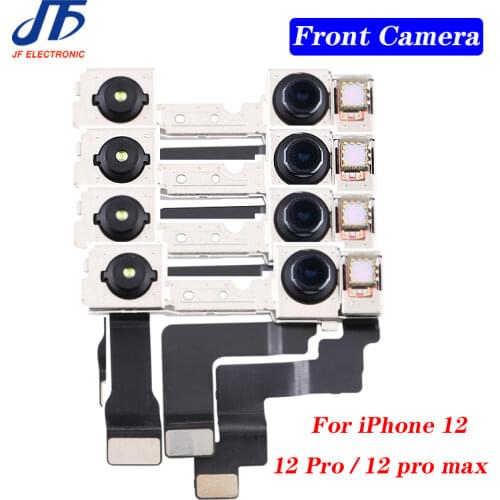 5pcs Small Front Camera Replacement for ip 12 11 pro MAX mini Light Proximity Sensor Flex Cable Facing Module Parts