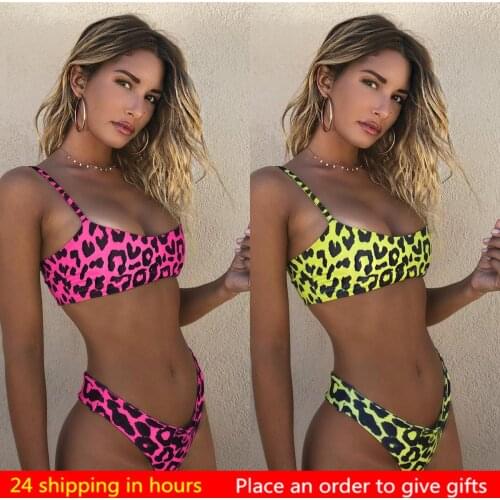 Sexy Biquini Swim Suit Snakeskin Bikini Women Swimwear Leopard Bikinis Push Up Swimsuit Female Beachwear Swimming Bikini Women