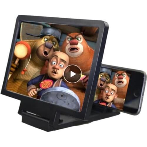 3d Mobile Phone Screen Magnifier Hd Video Amplifier Game Holder Folding Magnification Film Phone Table Stand For Xiaomi Huawei