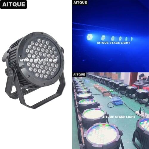Aluminum par 54x3w outdoor led par light for disco rgbw 54 ip65 waterproof led par can disco stage
