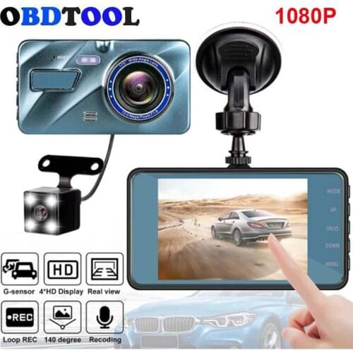 New Car car Rear View Camera Dash Cam 4inch Full HD 1080P Drive Video Recorder Registrator Auto Dashboard Dual Dashcam DVRs