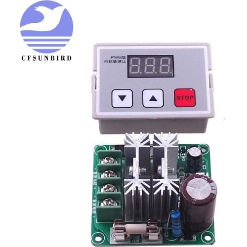DC 12V 24V 10A Motor PWM speed controller with digital display motor Speed control Motor PWM speed controller