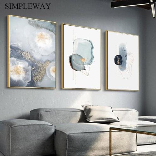 Geometry Abstract Shape Canvas Painting Contemporary Art Print Nodic Poster Simplicity Wall Picture Modern Home Room Decoration
