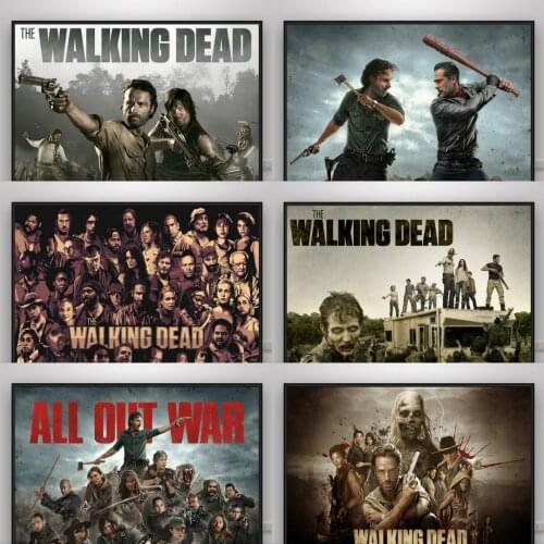 The Walking Dead The Comic Posters And Prints Wall Art Canvas Painting Nordic Wall Pictures For Living Kids Room Decor