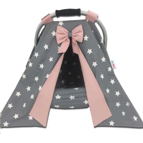 Jaju Baby Gray v Powder Combined Stroller Cover v Inner Bed Sheet