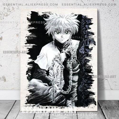 Killua Zoldyck Hunter HxH Anime Poster Canvas Wall Art Painting Decor Pictures Bedroom Study Living Room Home Decoration Prints