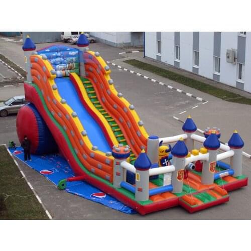 China Guangzhou) inflatable slides, inflatable castles, Inflatable pool slideTOB-19