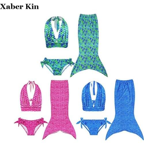 Swimsuit Childrens Swimsuit For Girl The Mermaid Girls Swimwear Children Bathing Suits G26-K11