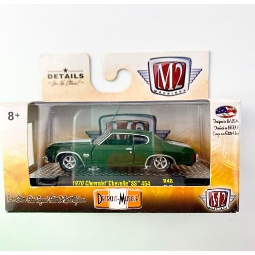 M2 Machines 1:64 1970 Cheverolet Chevelle SS 454 Collection Metal Die-cast Simulation Model Cars Toys