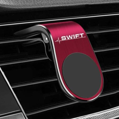 Metal Magnetic Car Phone Holder for Suzuki swift Air Vent Clip Mount Magnet Mobile Stand GPS Display car Styling Accessories