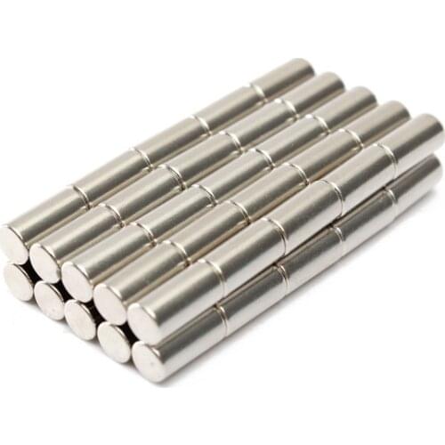 Neodymium Magnets 2015 Top Fashion Real Iman Imanes Magnets 100 Pcs/lot _ 5x10mm Neodymium Disc Super Strong Rare Earth N48