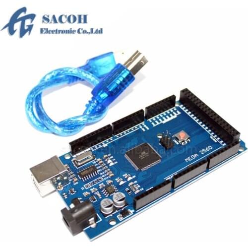 1PCS/lot New OriginaI MEGA2560 R3 MEGA2560R3 ATMEGA development board CH340G with USB cable 3D printer main control development