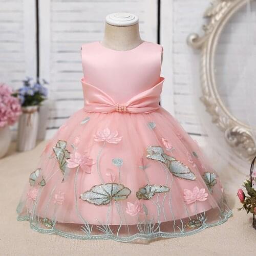 Newborn Baby Dress for Girls 1 Year Birthday Dress 2021 New Fashion Flower Princess Baby Dress Infant Clothing Toddler Vestidos