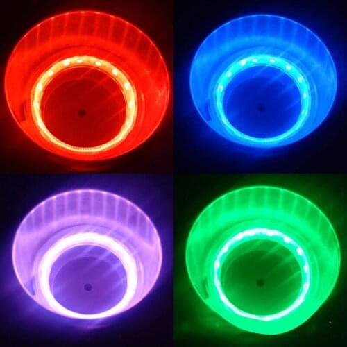 Stainless Steel Drinks Holders Recessed Cup Holder for Marine Boat RV with LED Light