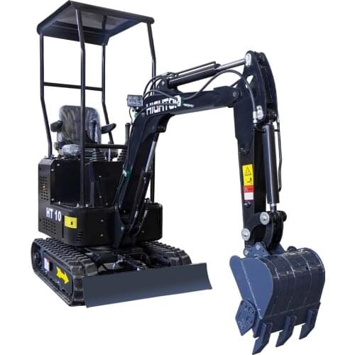 Manufacturers Hot sale small digger crawler HT10 excavator 1ton digger mini excavator