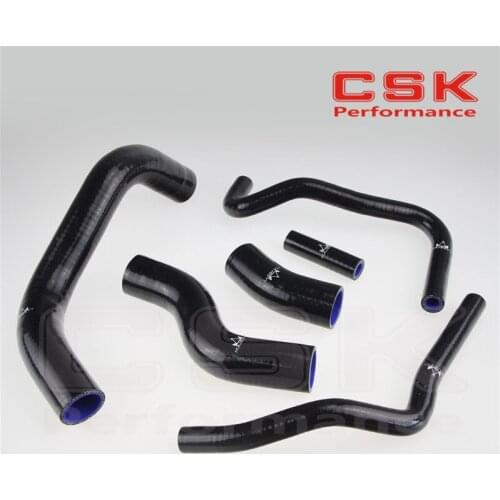 Radiator Coolant Heater Silicone Hose for 2013-2014 Sub aru BRZ FR-S GT86 BLACK