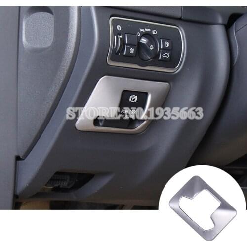 For VOLVO S60 Stainless Electronic Handbrake Frame Trim Cover 2011-2017 1pcs Car Decor Car Accessories Interior Car Trim