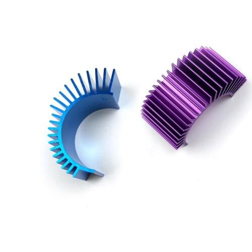 Rc Auto Onderdelen 540 550 Motor Radiator Voor Wltoys 12428 12423 A959-B A969-B A979-B A929-B Blauw/Paars