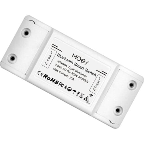 Bluetooth Smart Switch Relay Module Single Point Control Sigmesh Wireless Remote Work with Alexa Tuya Smart Life