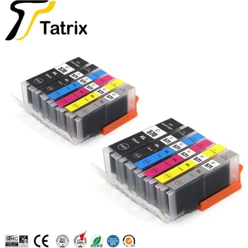 Tatrix PGI-570XL PGI-570 PGI570 570 CLI-571XL CLI-571 CLI571 571 Premium Compatible Color Ink Cartridge for Canon PIXMA MG6850