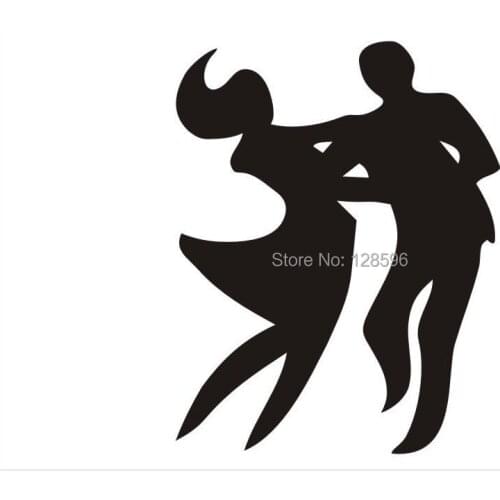 Dance Couple Funny Car window Vinyl Sticker Decal Truck Bumper Laptop Removable Gift Boat AUTO Wall Graphic New Decor Style