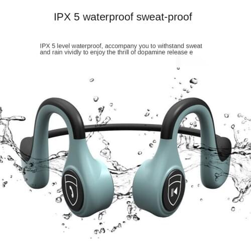 Cross border new B9 bone conduction Bluetooth wireless headset running sports waterproof hanging ear ear factory direct sales