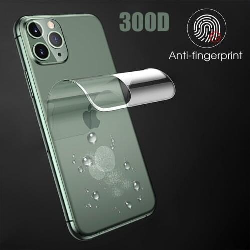 300D Back Soft Hydrogel Film For iPhone 11 Pro MAX Screen Protector For iPhone 11 Pro X 6 6s 7 8 Plus XR XS 10 11 Film Not Glass