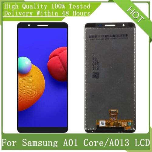 5.3" AMOLED For SAMSUNG GALAXY A01 Core A013 A013F A013G A013M/DS SM-A013G LCD Display Touch Screen Digitizer Assembly Replace