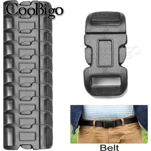 12pcs 7/16"(11mm) Curved Black Side Release Buckle Parachute 550 Paracord Bracelet Dog Collar Outdoor Backpack Strap Bag Parts